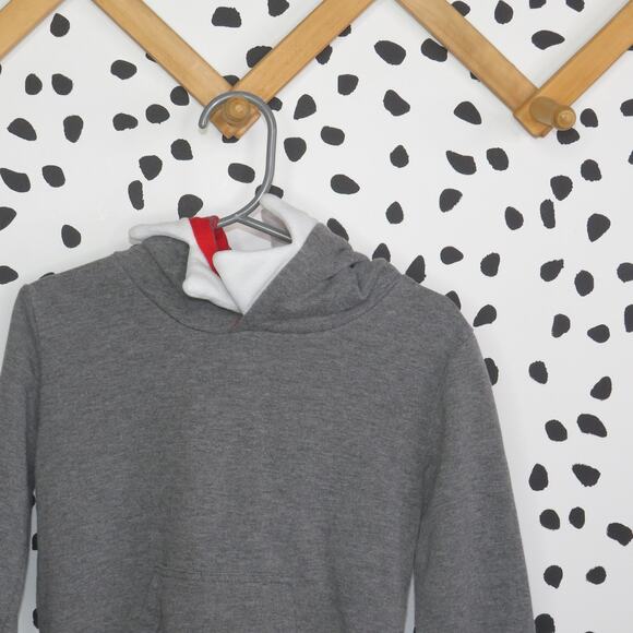 Doodle Pants Gray 3D Shark Fin Toddler Pullover Hoodie - Picture 4 of 8